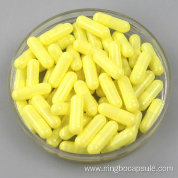 Geletin empty capsule size 00 yellow